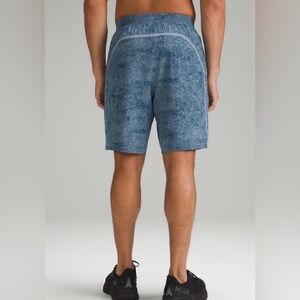 🍋Men’s Pace Breaker Short 9" Size L Infuse Texture Chambray Multi M7BD7S🍋